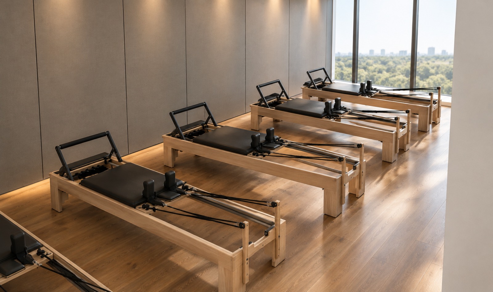 Pilates reformer studio at FitFlix Kompally